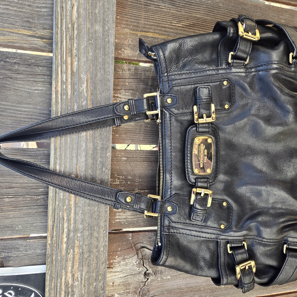 Michael Kors Black Leather Bag